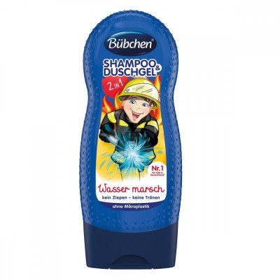 Bübchen Çocuk Şampuan&Duş Jeli 2 in 1 Wasser Marsch 230 ml-BÜBCHEN Bübchen Çocuk Şampuan&Duş Jeli 2 in 1 Wasser Marsch 230 ml-BÜBCHEN
