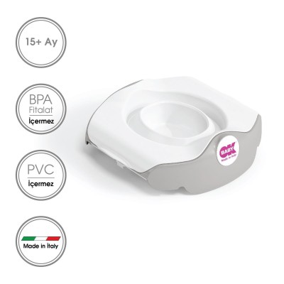 Okbaby Roady Katlanabilir Oturak & Klozet Adaptörü / A.Gri-OkBaby Okbaby Roady Katlanabilir Oturak & Klozet Adaptörü / A.Gri-OkBaby