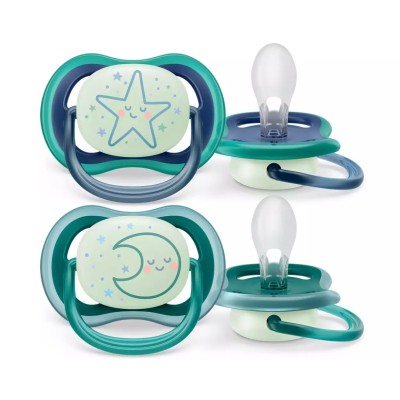 Philips Avent Ultra Air Night Karanlıkta Parlar Gece Emziği 6-18 ay Erkek SCF376/13-Philips Avent Philips Avent Ultra Air Night Karanlıkta Parlar Gece Emziği 6-18 ay Erkek SCF376/13-Philips Avent
