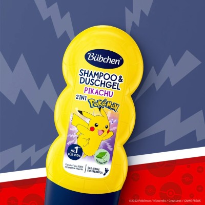 Bübchen Çocuk Şampuan&Duş Jeli 2 in 1 Pokemon Pikachu 230 ml-BÜBCHEN Bübchen Çocuk Şampuan&Duş Jeli 2 in 1 Pokemon Pikachu 230 ml-BÜBCHEN