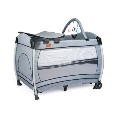 Comfymax Power Park Yatak Oyun Parkı 70x110 - Steel Grey-Comfymax Comfymax Power Park Yatak Oyun Parkı 70x110 - Steel Grey-Comfymax