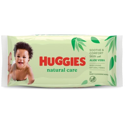 Huggies Natural Care Yenidoğan Islak Bebek Havlusu 10x56 Yaprak-Huggies