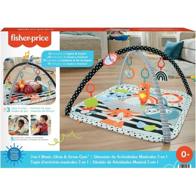 Fisher Price Neşeli Hayvanlar 3'ü 1 Arada Jimnastik Merkezi Oyun Halısı-Fisher Price Fisher Price Neşeli Hayvanlar 3'ü 1 Arada Jimnastik Merkezi Oyun Halısı-Fisher Price