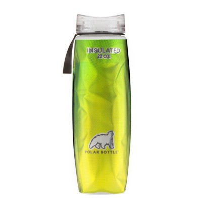 Polar Bottle Ergo Insulated Halftone Termos 0.65 Litre-YEŞİL-Polar
