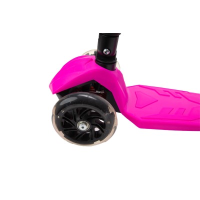 Xslide Işıklı Tekerlekli Scooter-PEMBE