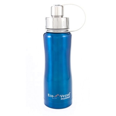 Eco Vessel Üçlü Yalıtımlı Vidalı Başlık Termos 0.75 Litre-TURKUAZ-Eco Vessel Eco Vessel Üçlü Yalıtımlı Vidalı Başlık Termos 0.75 Litre-TURKUAZ-Eco Vessel