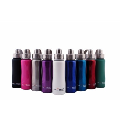 Eco Vessel Vidalı Kapaklı Yalıtımlı Termos 0.50 Litre-SİYAH