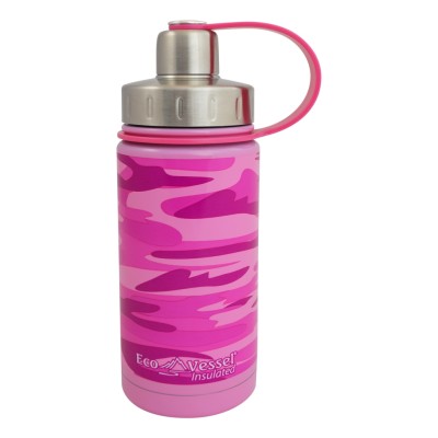 Eco Vessel Twist Triple Insulated Bottle With Screw Termos 0.40 Litre-PEMBE-Eco Vessel Eco Vessel Twist Triple Insulated Bottle With Screw Termos 0.40 Litre-PEMBE-Eco Vessel