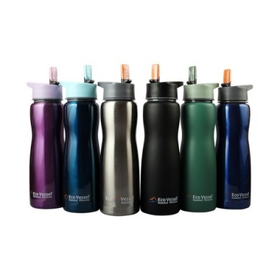 Eco Vessel Aqua Vessel Insulated Filtre Bottle Termos 0.75 Litre-YEŞİL-Eco Vessel