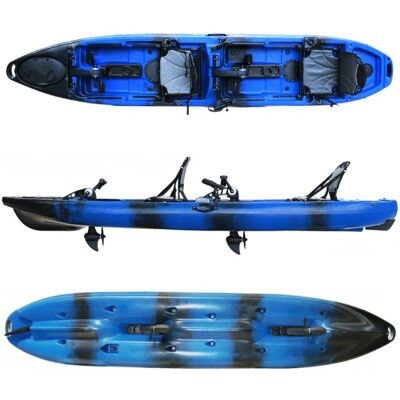 FreeCamp Double Pedallı Kano-KIRMIZI