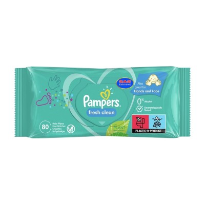 Prima Pampers Temiz ve Ferah Islak Bebek Havlusu 80'li-Prima Prima Pampers Temiz ve Ferah Islak Bebek Havlusu 80'li-Prima