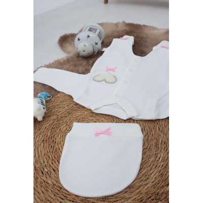 Sema Baby Pamuklu Bebek Tulum Seti 6-9 Ay - Love-Sema Baby