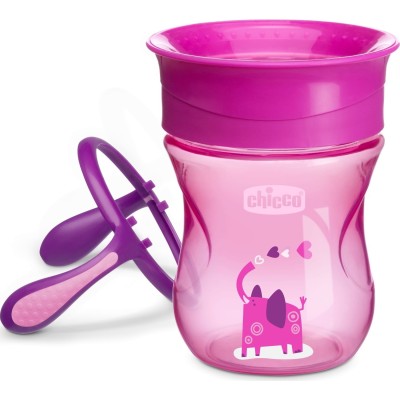 Chicco 360 Derece Dönen Bardak 12 Ay+ Kız-Chicco Chicco 360 Derece Dönen Bardak 12 Ay+ Kız-Chicco