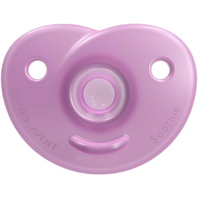 Philips Avent Soothie Ortodontik Saklama Kutulu 2li Emzik 0-6 Ay - Kız-Philips Avent