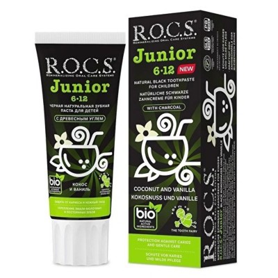 Rocs Junior Bitki İçerikli 6-12 Yaş Florürsüz Diş Macunu 60 ml-ROCS Rocs Junior Bitki İçerikli 6-12 Yaş Florürsüz Diş Macunu 60 ml-ROCS