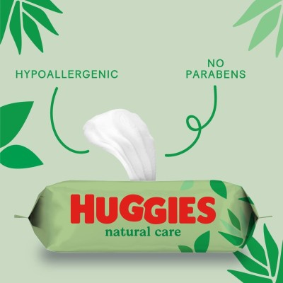 Huggies Natural Care Yenidoğan Islak Bebek Havlusu 10x56 Yaprak-Huggies