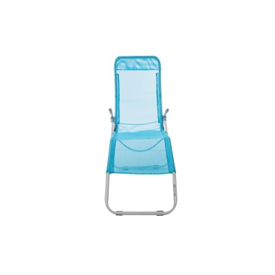 Andoutdoor Tumbona Katlanır Şezlong-MAVİ-Andoutdoor