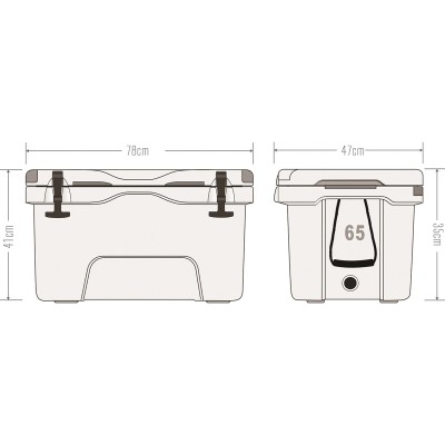 Icepeak Aden Plus Buzluk 65 Litre-Icepeak Icepeak Aden Plus Buzluk 65 Litre-Icepeak