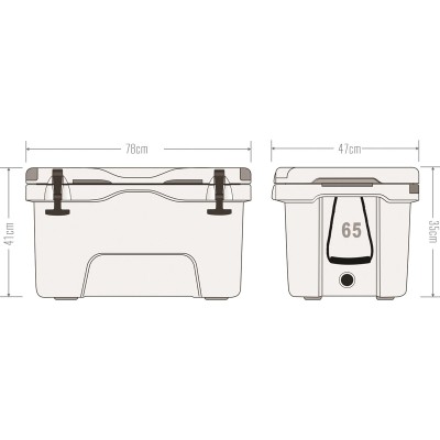 Icepeak Aden Buzluk 65 Litre-Icepeak
