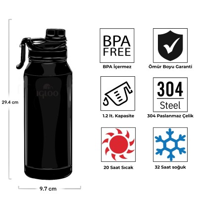 Igloo Sportsman Termos 1.2 Litre-Igloo Igloo Sportsman Termos 1.2 Litre-Igloo