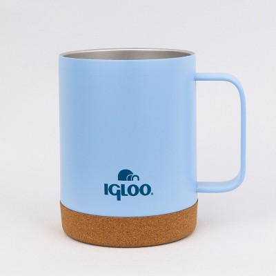Igloo Cork Mug 350ml-BUZUL MAVİ-Igloo Igloo Cork Mug 350ml-BUZUL MAVİ-Igloo
