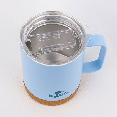 Igloo Cork Mug 350ml-BUZUL MAVİ-Igloo Igloo Cork Mug 350ml-BUZUL MAVİ-Igloo