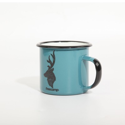 FreeCamp Campers Emaye Mug 350ml-MAVİ-FreeCamp