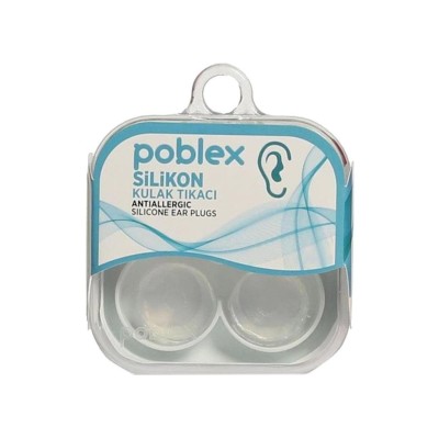 Poblex Antialerjik Silikon 2'li Kulak Tıkacı-Poblex Poblex Antialerjik Silikon 2'li Kulak Tıkacı-Poblex