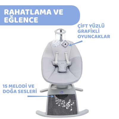 Chicco Comfy Elektrikli Ana Kucağı Silver Spring-4moms Chicco Comfy Elektrikli Ana Kucağı Silver Spring-4moms