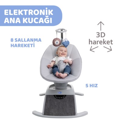 Chicco Comfy Elektrikli Ana Kucağı Silver Spring-4moms Chicco Comfy Elektrikli Ana Kucağı Silver Spring-4moms