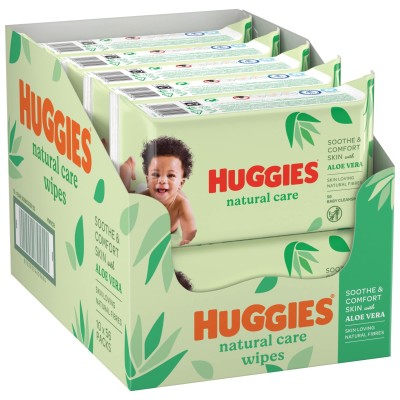 Huggies Natural Care Yenidoğan Islak Bebek Havlusu 10x56 Yaprak-Huggies