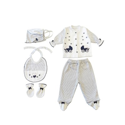 Sema Baby 5'li Set - Mavi-Sema Baby Sema Baby 5'li Set - Mavi-Sema Baby