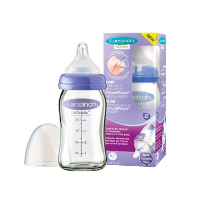 Lansinoh Natural Wave 160 Ml Cam Biberon-Lansinoh Lansinoh Natural Wave 160 Ml Cam Biberon-Lansinoh