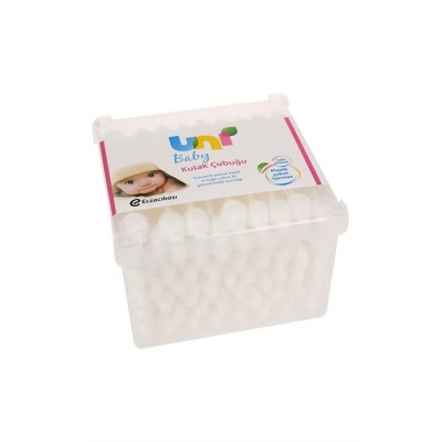 Uni Baby Pamuklu Kulak Çubuğu -Safety Cotton Swabs- 56´li-Uni Baby Uni Baby Pamuklu Kulak Çubuğu -Safety Cotton Swabs- 56´li-Uni Baby