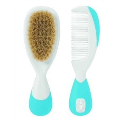 Chicco Tarak-Fırça Seti -Mavi 8003670862420-Chicco Chicco Tarak-Fırça Seti -Mavi 8003670862420-Chicco