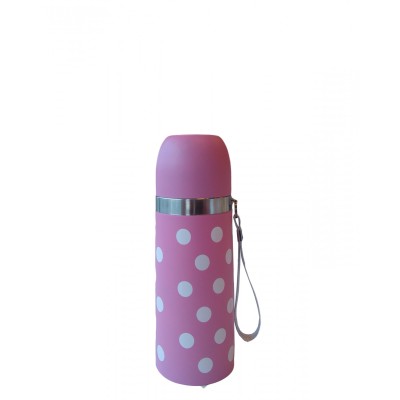 Sema Baby Puantiyeli Bebek Termosu 350 ml - Pembe-Sema Baby Sema Baby Puantiyeli Bebek Termosu 350 ml - Pembe-Sema Baby