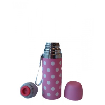 Sema Baby Puantiyeli Bebek Termosu 350 ml - Pembe-Sema Baby Sema Baby Puantiyeli Bebek Termosu 350 ml - Pembe-Sema Baby