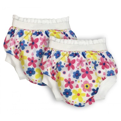 Sema Baby 2'li  Desenli Lüks Alıştırma Külodu No.1 10-15 kg - Flowers