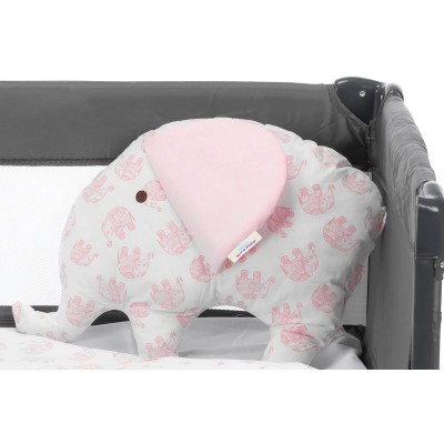 Sema Baby 6 Parça Lüks Park Yatak Bebek Uyku Seti - Pembe Fil-Sema Baby Sema Baby 6 Parça Lüks Park Yatak Bebek Uyku Seti - Pembe Fil-Sema Baby