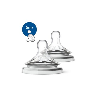 Philips Avent Natural Yoğun Akış Y Kesim +6 Ay 2li Biberon Emziği-Philips Avent Philips Avent Natural Yoğun Akış Y Kesim +6 Ay 2li Biberon Emziği-Philips Avent