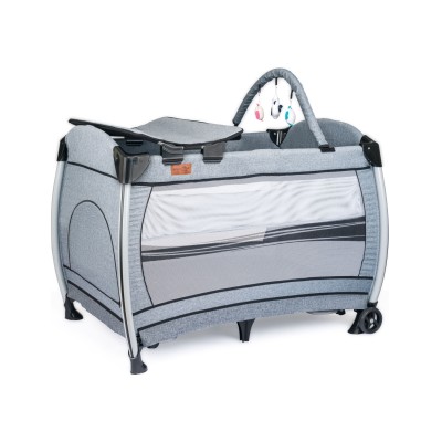 Comfymax Power Park Yatak Oyun Parkı 70x110 - Steel Grey-Comfymax Comfymax Power Park Yatak Oyun Parkı 70x110 - Steel Grey-Comfymax