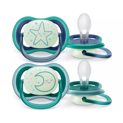 Philips Avent Ultra Air Night Karanlıkta Parlar Gece Emziği 6-18 ay Erkek SCF376/13-Philips Avent Philips Avent Ultra Air Night Karanlıkta Parlar Gece Emziği 6-18 ay Erkek SCF376/13-Philips Avent
