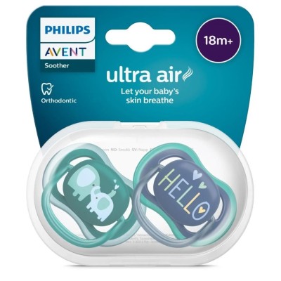 Philips Avent Ultra Air Emzik +18 Ay 2li Erkek SCF349/18-Philips Avent Philips Avent Ultra Air Emzik +18 Ay 2li Erkek SCF349/18-Philips Avent