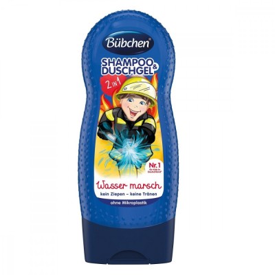 Bübchen Çocuk Şampuan&Duş Jeli 2 in 1 Wasser Marsch 230 ml-BÜBCHEN Bübchen Çocuk Şampuan&Duş Jeli 2 in 1 Wasser Marsch 230 ml-BÜBCHEN