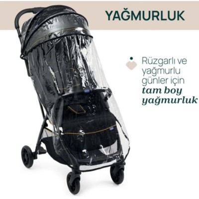 Chicco Glee Bebek Arabası - Uneven Siyah-Chicco Chicco Glee Bebek Arabası - Uneven Siyah-Chicco