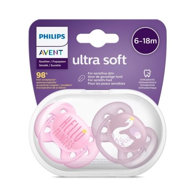 Philips Avent Ultra Soft Yumuşak 2li Emzik 6-18 Ay - SCF223/02-Philips Avent Philips Avent Ultra Soft Yumuşak 2li Emzik 6-18 Ay - SCF223/02-Philips Avent