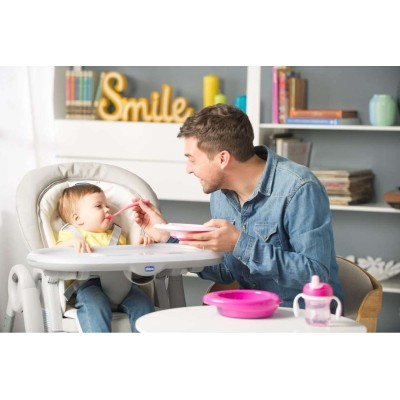 Chicco 4 Parça Beslenme Seti +6 Ay - Kız-Chicco Chicco 4 Parça Beslenme Seti +6 Ay - Kız-Chicco