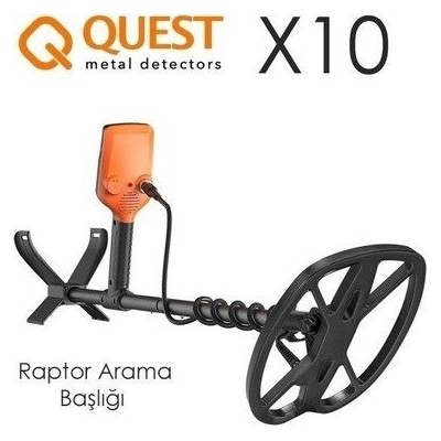 Quest X10 Define Dedektörü - 28 cm Başlıklı-Quest Quest X10 Define Dedektörü - 28 cm Başlıklı-Quest
