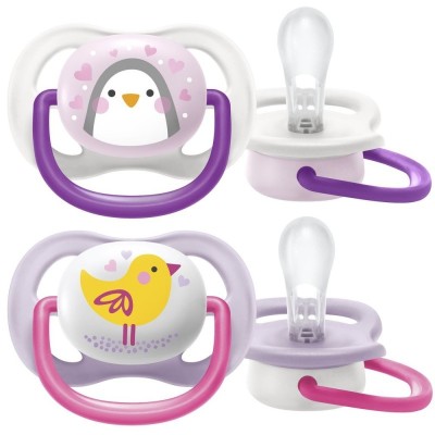 Philips Avent Ultra Air Animals 2li Emzik 0-6 Ay - Kız-Philips Avent Philips Avent Ultra Air Animals 2li Emzik 0-6 Ay - Kız-Philips Avent