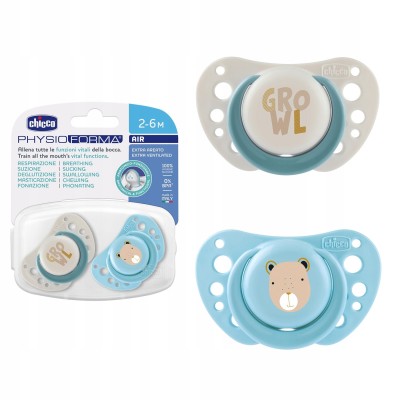 Chicco PhysioForma Air 2'li Silikon Emzik 2-6 Ay Erkek-Chicco Chicco PhysioForma Air 2'li Silikon Emzik 2-6 Ay Erkek-Chicco